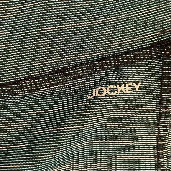 Jockey Women’s Spandex Green Heather Capri Leggings Running Pants SZ M #1153 - Picture 11 of 13